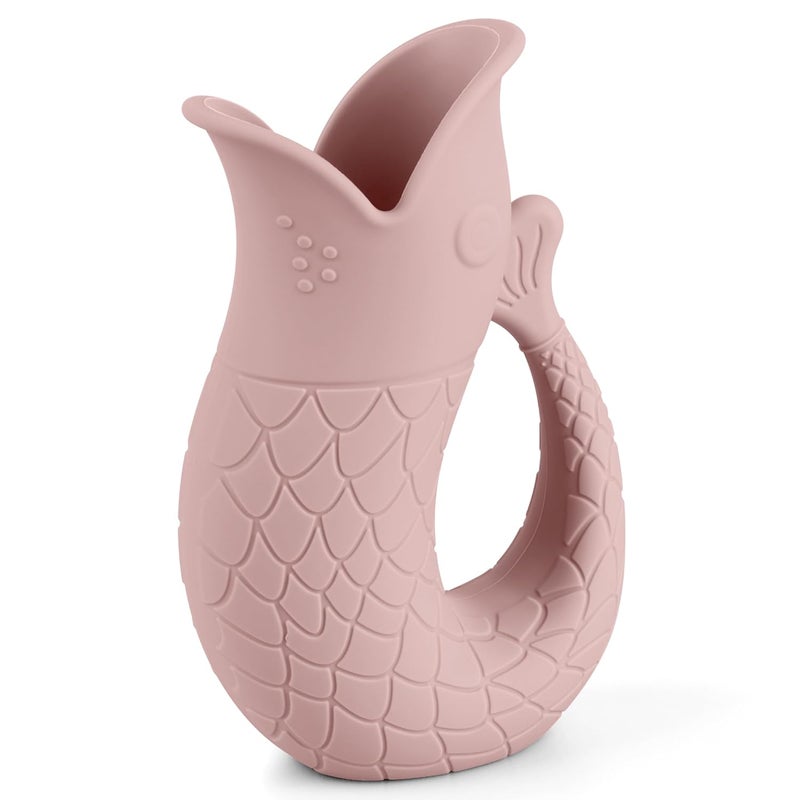 Mintlyfe Baby Bath Rinse Cup, Silicone Shampoo Washing Rinse Cup for Kids, Bath Rinse Cup with Handle (Blush) - Image 1